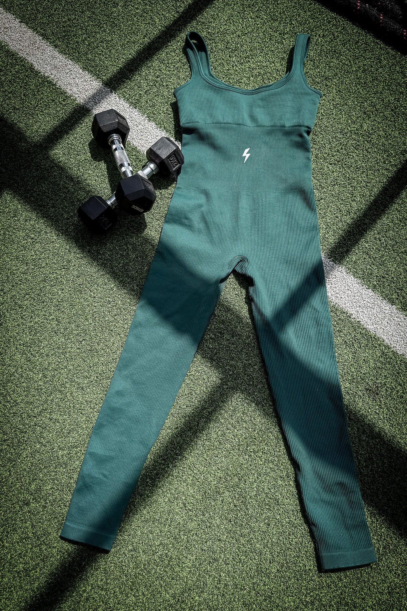 FitFlex LONG DONKERGROEN