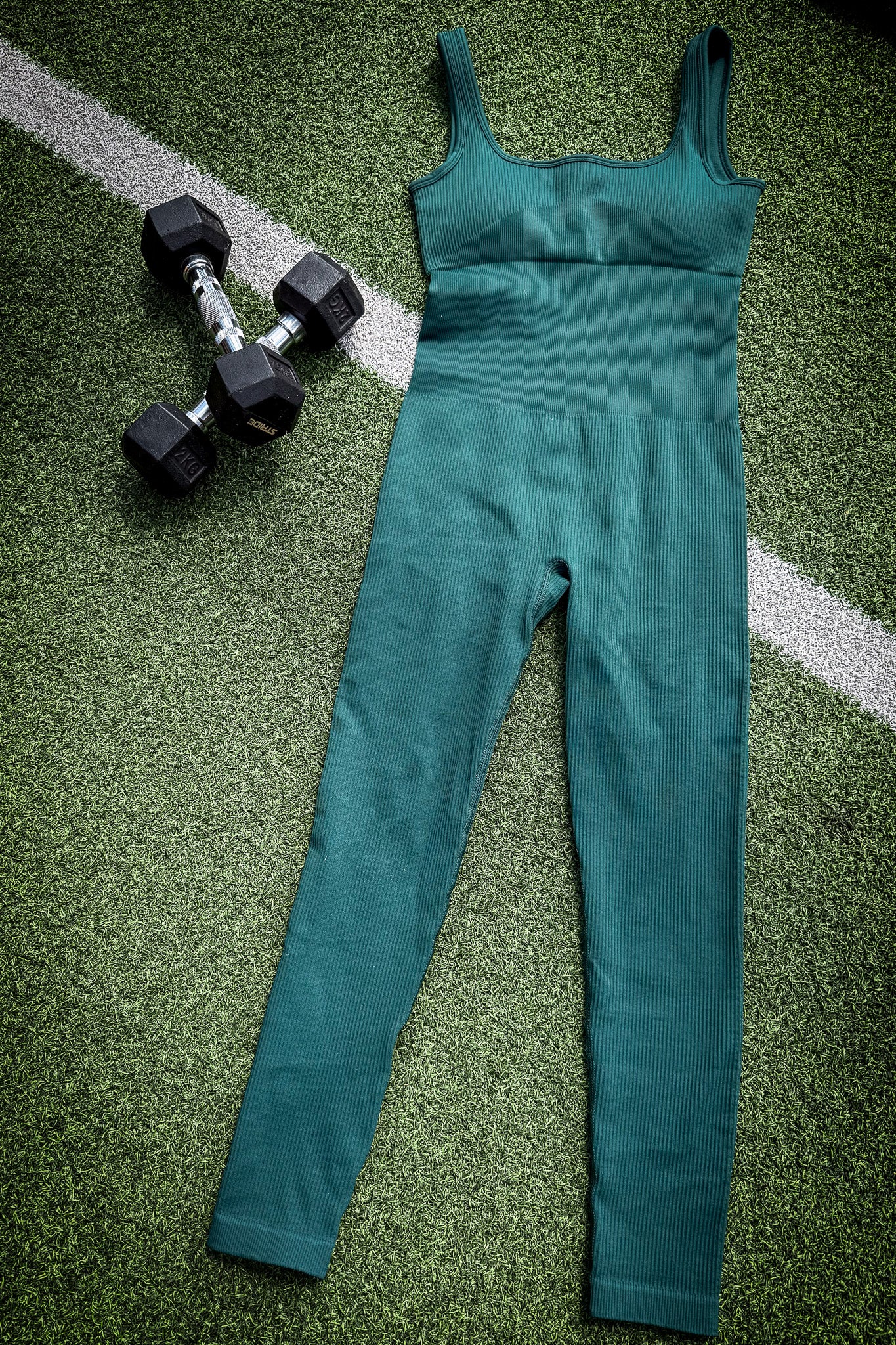 FitFlex LONG DONKERGROEN